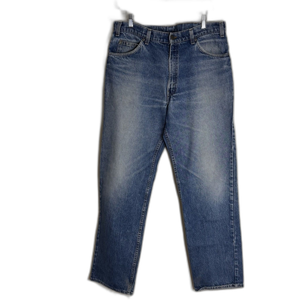 Vtg Levis 540 Jeans Mens 36x34 Blue Denim Relaxed Tapered Leg Made USA 90s retro